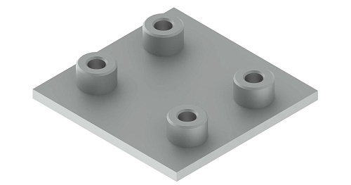 Пластина прижима трубного усиленного