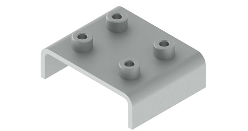 Пластина прижима трубного усиленного мостовая