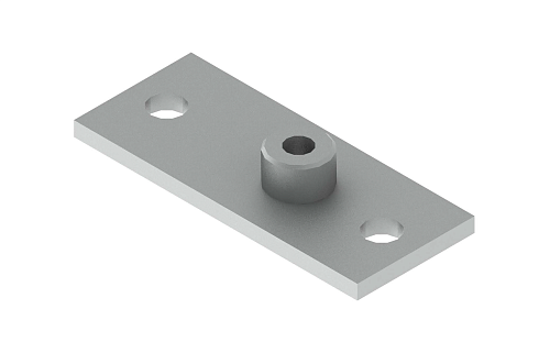 Пластина прижима трубного одинарного увеличенная