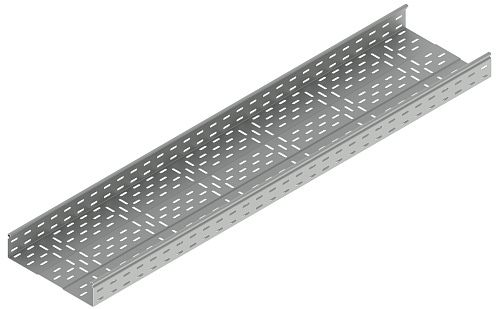 Лоток листовой перфорированный с высотой борта 80мм