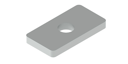 Гайка плоская