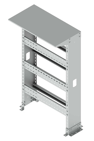 Аппаратная стойка односторонняя с крышей MUP-MER